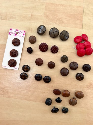 Job lot football - lot, buttons