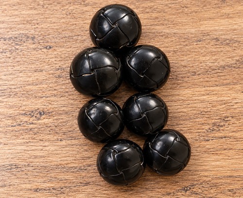 Vintage style black faux - style,