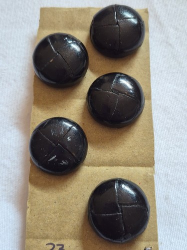 Vintage black leather - black,