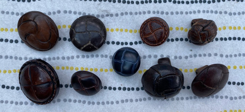 Vintage leather plastic - vintage,
