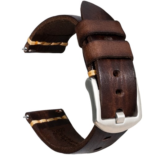 Vintage genuine leather watch - genuine,