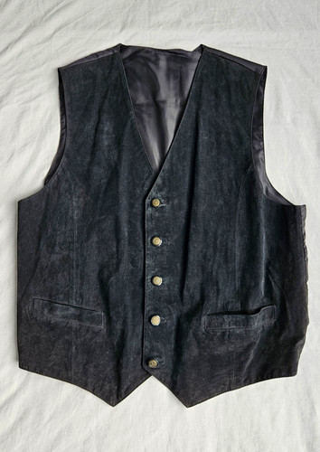 Mens black suede leather - c&a,