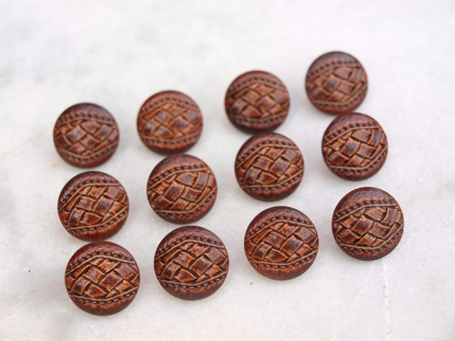 12x tan brown plastic faux - plastic,