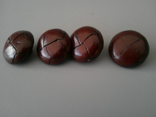 Vintage leather football