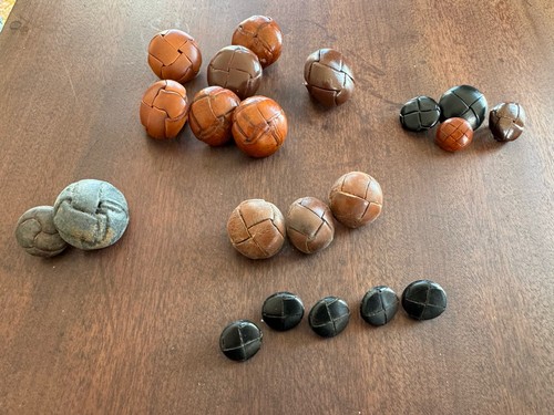 Lot assorted vintage leather - lot,