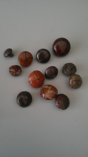 Vintage leather football