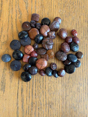 Vintage leather faux leather