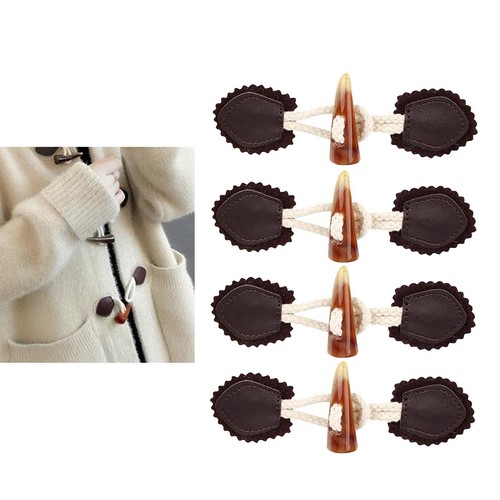 Pack leather toggle - pack, of