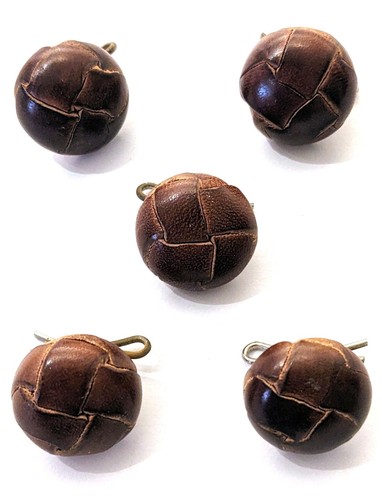 Vintage knot weave - , leather