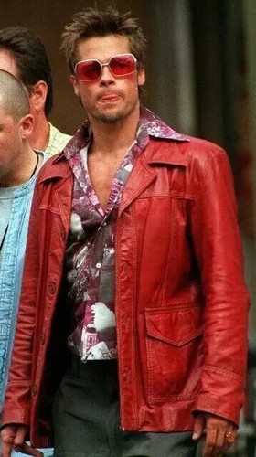 Men red genuine - genuine, coat