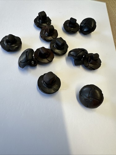 Real brown leather football - real,
